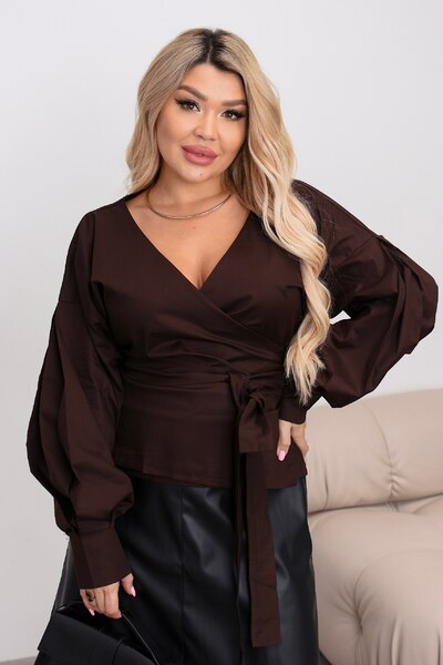 Блуза на запах 126813