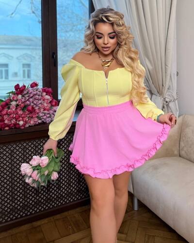 Шорти-спідниця  129619